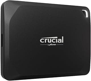 Crucial X10 Pro 4TB Portable SSD – Up to 2100MB/s Read, 2000MB/s Write, Water and Dust Resistant, with Mylio Photos+ Offer – USB 3.2 External Solid State Drive – CT4000X10PROSSD902