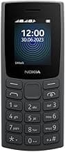 Nokia 105 4G | Dual SIM | GSM Unlocked Mobile Phone | Volte | Charcoal | International Version | Not AT&T/Cricket/Verizon Compatible