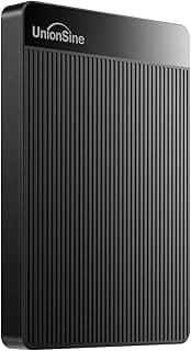 UnionSine 500GB 2.5" Ultra Slim Portable External Hard Drive HDD-USB 3.0 for PC, Mac, Laptop, PS4, Xbox one,Xbox 360-HD-2510(Black)