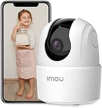 Imou 2K WiFi Security Camera Indoor Pet Dog Baby Camera with AI Human/Motion/Sound Detection, 360° Wireless IP Home Security Camera, Smart Tracking, Siren, Night Vision, 2-Way Audio, Works with Alexa