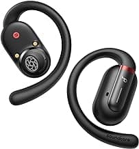 Soundcore by Anker V30i Open-Ear Headphones, Ultra-Comfort, Lightweight Design, Snug Fit, Ergonomic Ear Hooks, Robust Bass, 36H Playtime, Bluetooth 5.3, App Control, Clear Calls, Wireless Earbuds