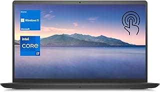 Dell Inspiron 3520 15.6" Touchscreen i7 Laptop, 15.6" FHD Touchscreen, Intel Core i7-1255U, 32GB RAM, 1TB SSD, Numeric Keypad, Webcam, SD Card Reader, HDMI, Wi-Fi, Windows 11 Home, Black