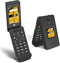 CAT S22 Rugged Flip Phone (16GB) 2.8" Touchscreen Smart Cell Phone Android 11, IP68 Water Resistant, T-Mobile 4G LTE Rugged Phone Single Nano Slot,Compatible with T-Mobile(New)