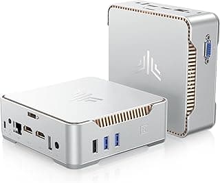 KAMRUI GK3Plus Mini PC, 16GB RAM 512GB M.2 SSD Mini Computers,12th Gen Alder Lake N95 (up to 3.4GHz) Micro PC, 2.5''SSD, Gigabit Ethernet,4K UHD,WiFi,BT,VESA/Home/Business Small pc