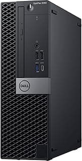 Dell Optiplex 5060 Desktop Computer | Hexa Core Intel i5 (3.2) | 32GB DDR4 RAM | 1TB SSD Solid State | Windows 11 Professional | Home or Office PC (Renewed), Black