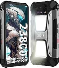 8849 Tank 2 Pro Rugged Smartphone Unlocked, 24+512GB/1TB Android 14 Rugged Cell Phone with Projector, 6.79’’ 4G Waterproof Mobile Phones 23800mAh, Fingerprint/Dual Sim/OTG/GPS/Face ID