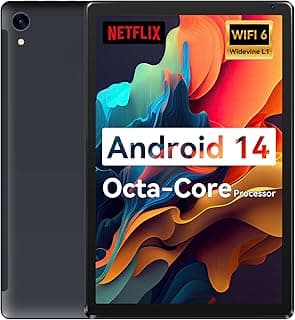 Tablet,10.1" Android Tablet with Octa-core Processor 10GB RAM 128GB ROM HD IPS Touchscreen 8H Battery, Wi-Fi 6, BT 5.0, Dual Camera, Google Tablets 2025