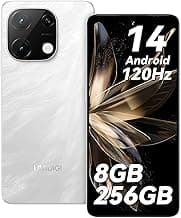 UMIDIGI Note 100A Cell Phone, 6.8" HD+ 120Hz Display Phones, Android 14 Unlocked Smartphone, 8(4+4)+256GB/1TB TF, 5000mAh Battery Andriod Phone, AI Face & Fingerprint Unlock, 4G Dual SIM, GPS,OTG