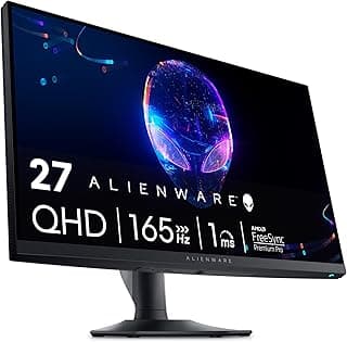 Alienware AW2724DM Gaming Monitor - 27" QHD 180Hz w Overclock, AMD FreeSync Premium Pro, NVIDIA G-SYNC, VESA Display - Black,Black/Silver