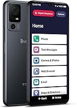LIVELY Jitterbug Smart4 Smartphone for Seniors - Cell Phone for Seniors - Not Compatible with Other Wireless Carriers - Must Be Activated Phone Plan
